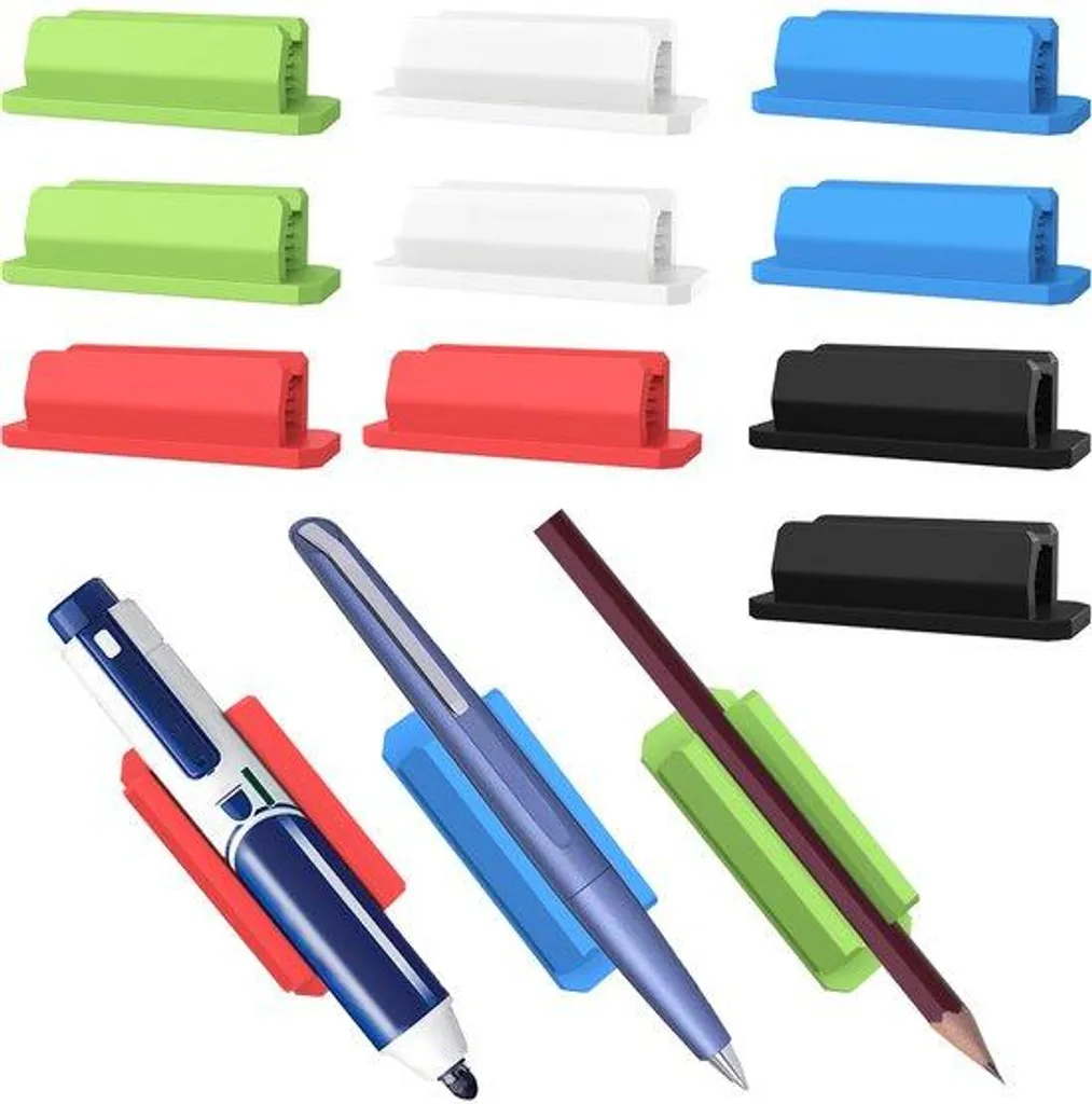 Organisateur de stylo autocollant pour voiture et écran - Lot de 10