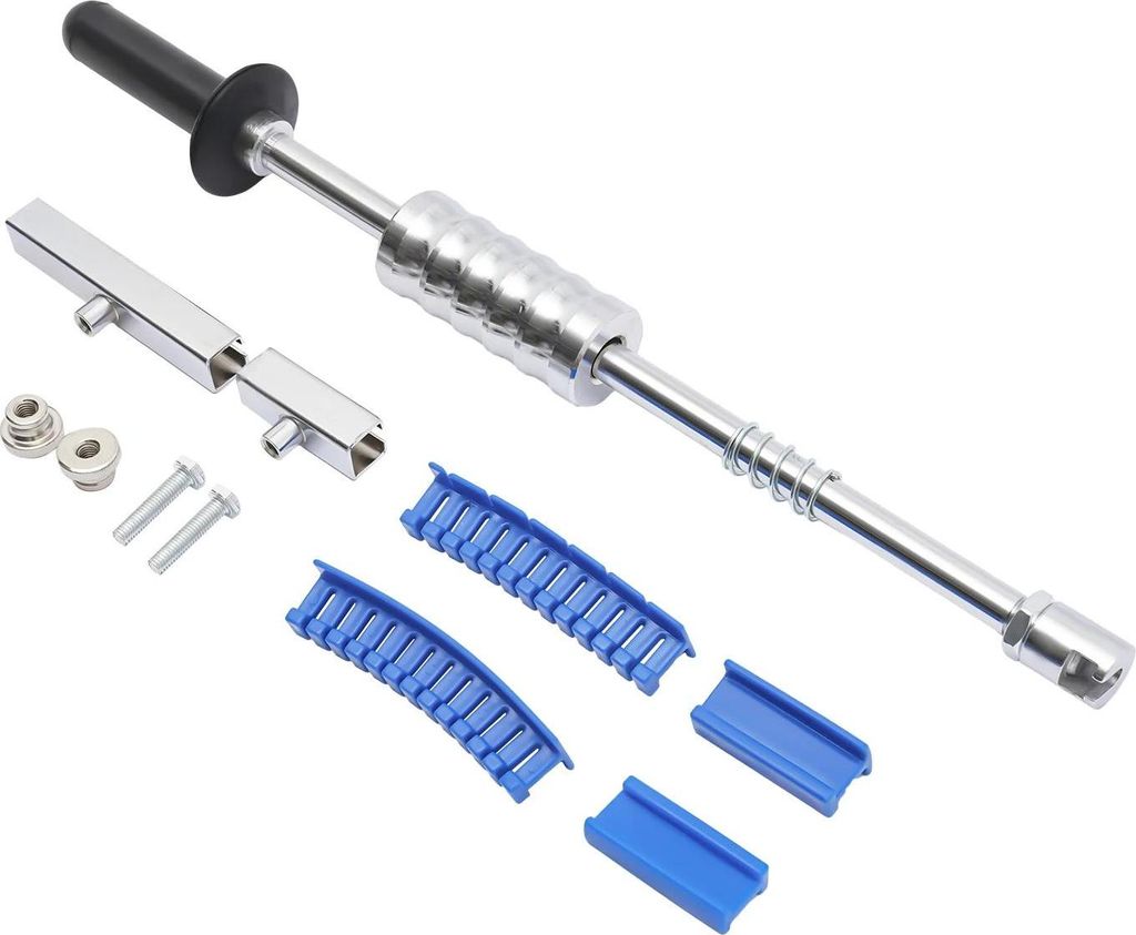 Auto Beulenentferner - Gleithammer Set - 7-Teilig - Manuell - 45#-Stahl & Gummi - Für Karosseriereparatur - Blau