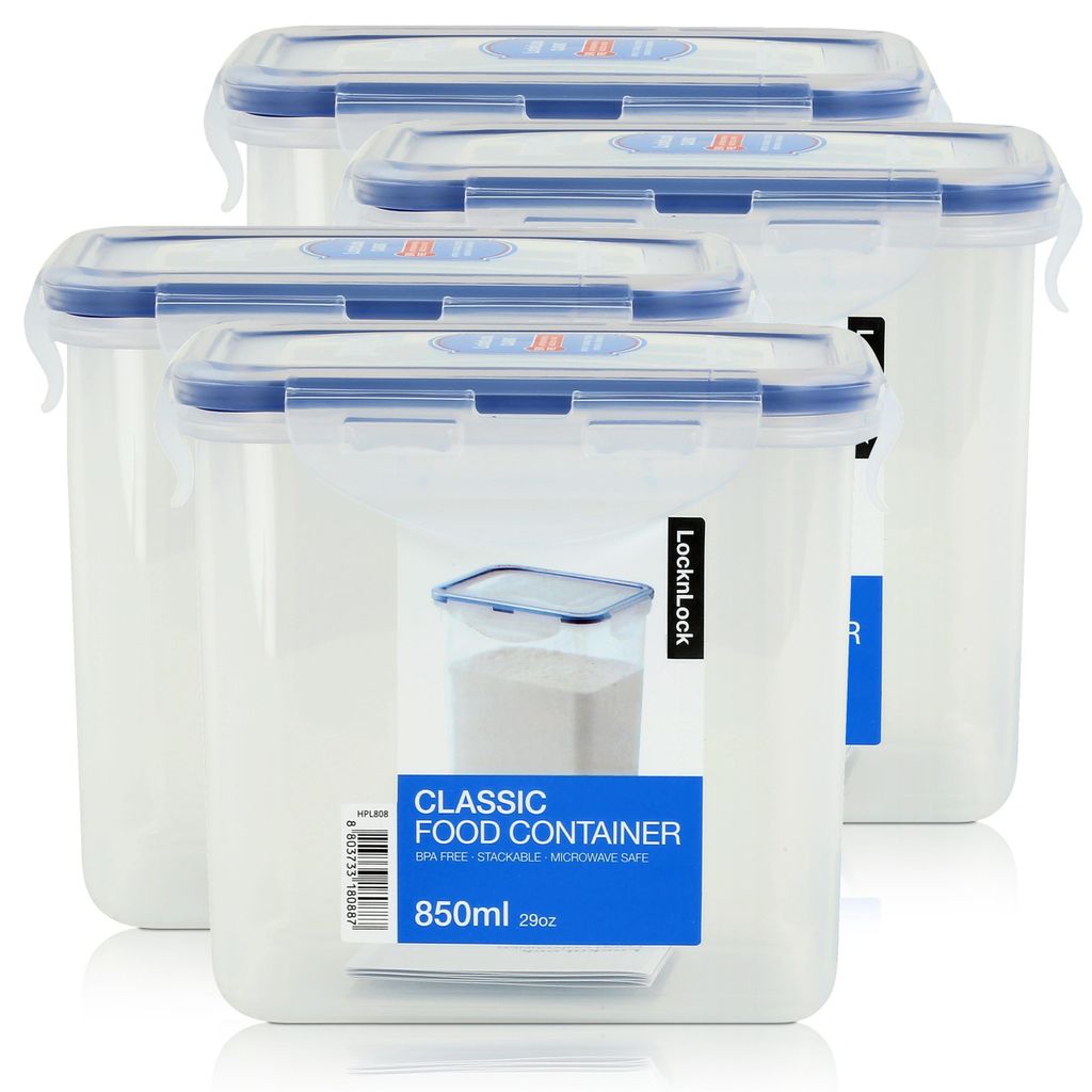 LocknLock Classic HPL808 Frischhaltedose 850ml - Luft & Produktbild 