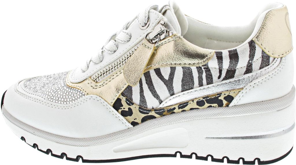 Marco Tozzi Damen Sneaker weiches Feel Me Wechselfußbett Produktbild 