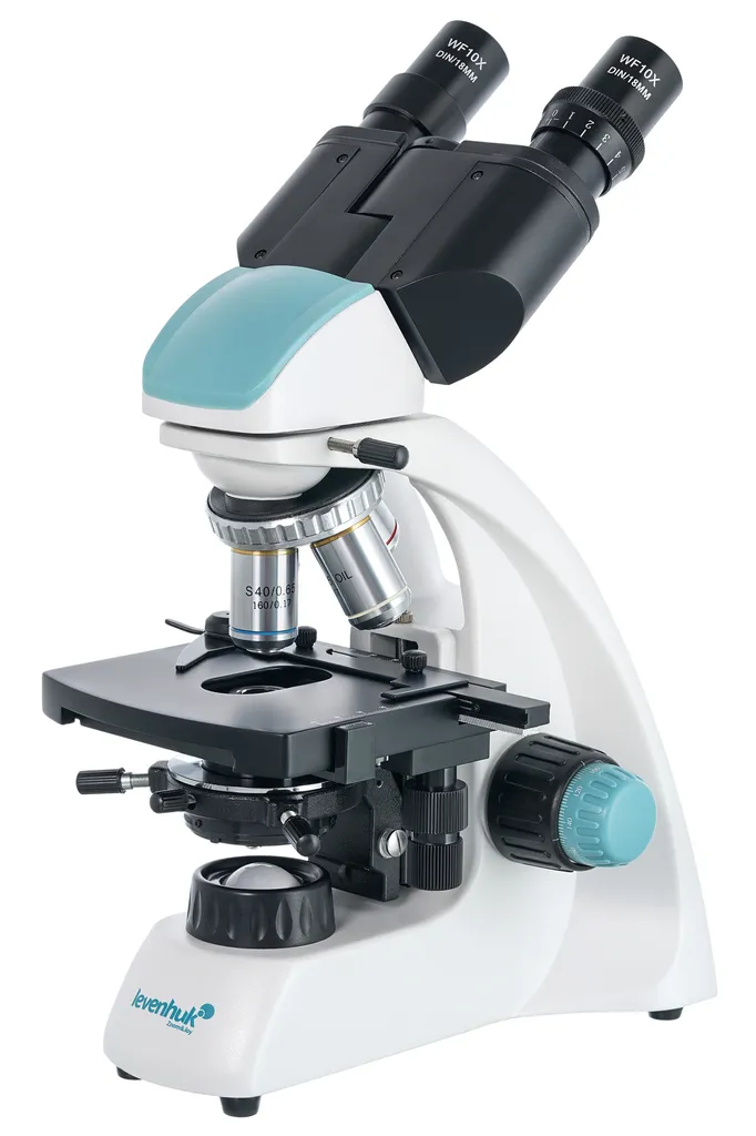 Microscope binoculaire Levenhuk 400B avec éclairage LED réglable 1000x - 3