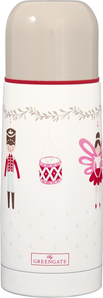 Greengate Cindarella Bottle Thermosflasche white 300ml