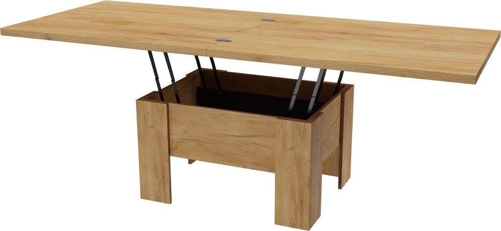 MINIO go for it, Tisch “Eryk” 100-200cm, klappbar, Golden Kraft Eiche