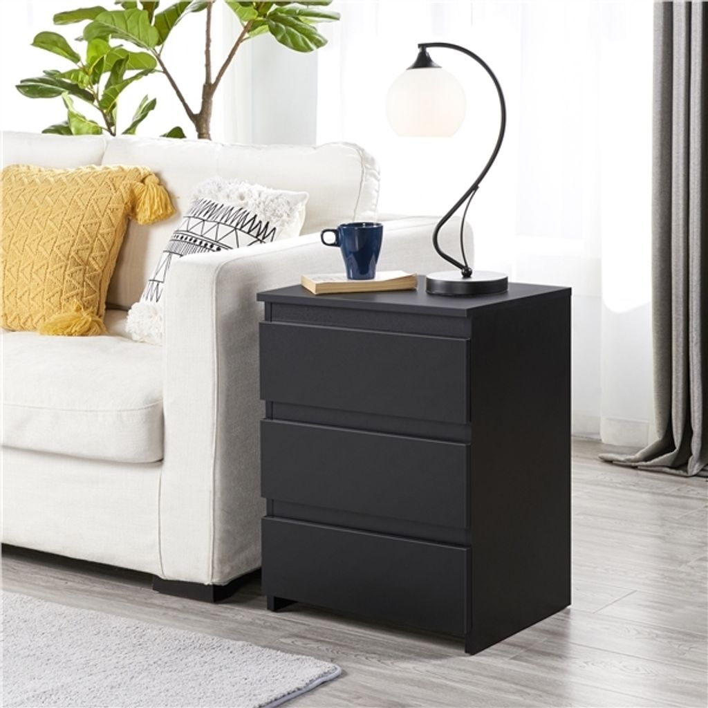 Yaheetech Schlichter Nachttisch Beistelltisch 59 cm hoch, 3 Produktbild 8