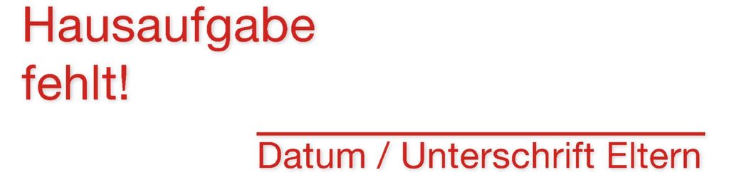 TimeTEX Siebdruck-Stempel "Perpetuum", "Hausaufgabe" Produktbild 