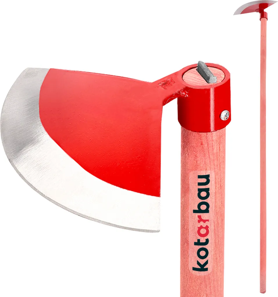 Zappa Mezzotonda KOTARBAU 180x90mm con Manico 119cm per Orto