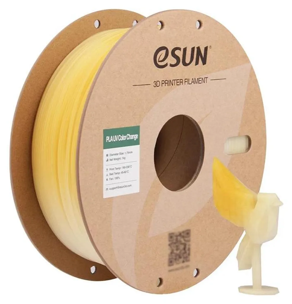 Filament 3D écologique qui change de couleur au soleil pour vos projets