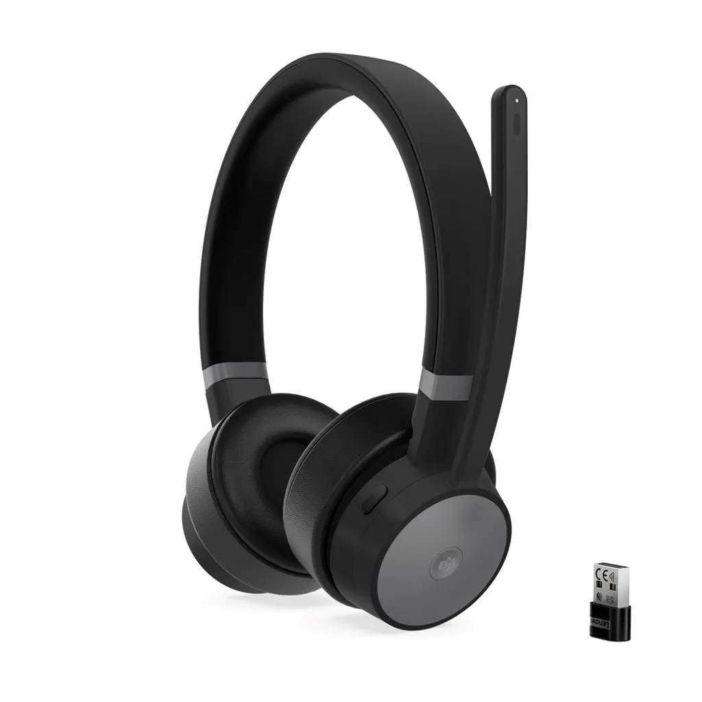 Lenovo Go GXD1C99241 Casque Sans Fil ANC Réduction de Bruit Graphite