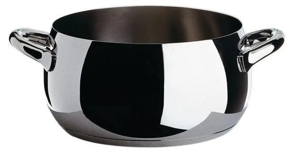 Casseruola 2 Manici Alessi Mami SG101/24 - Pentola per Famiglie Inox