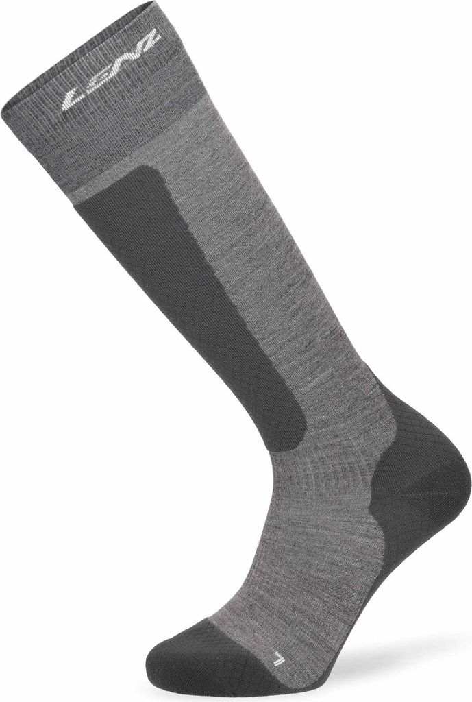 Lenz Think About Merino Winter 2 Socken, grau, 45-47
