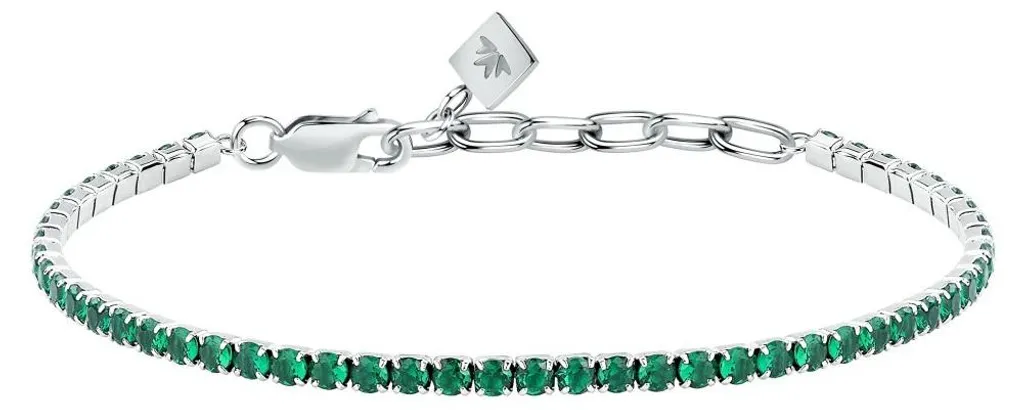 Bracelet Tennis Homme SATT24 Anti-Ternissement avec Fermoir de Sécurité