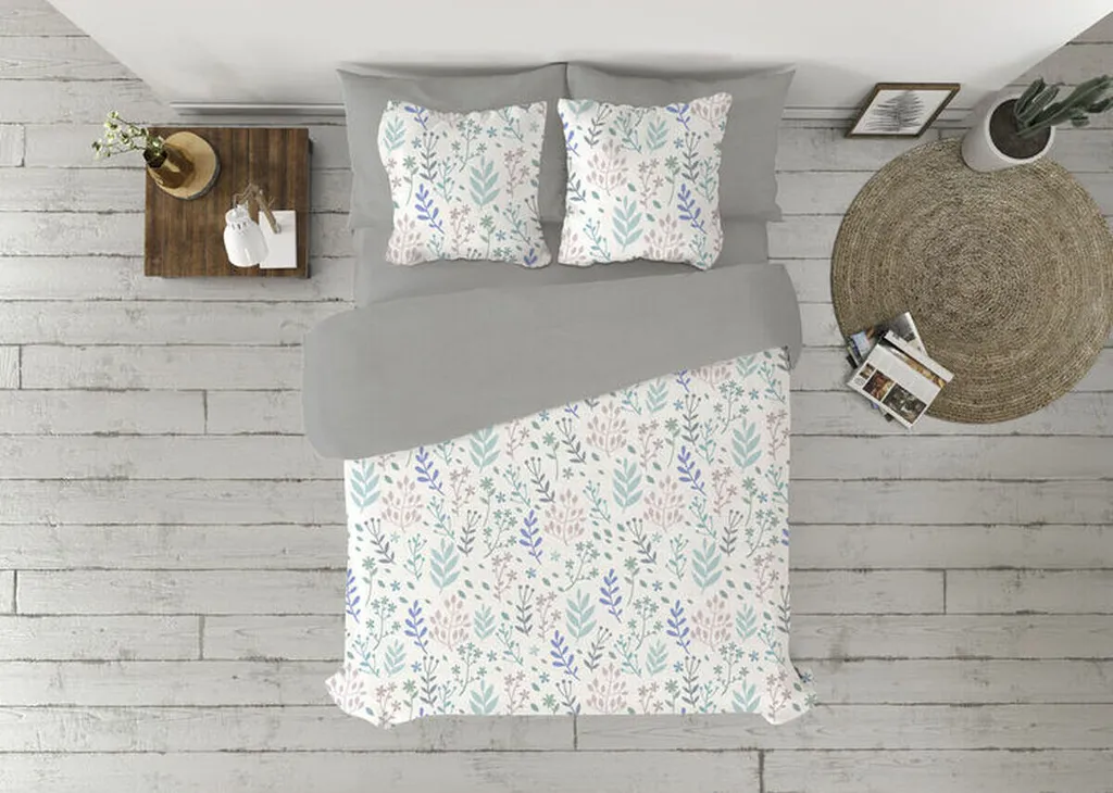 Housse de couette Pierre Cardin Aurin grise : fini les draps rêches