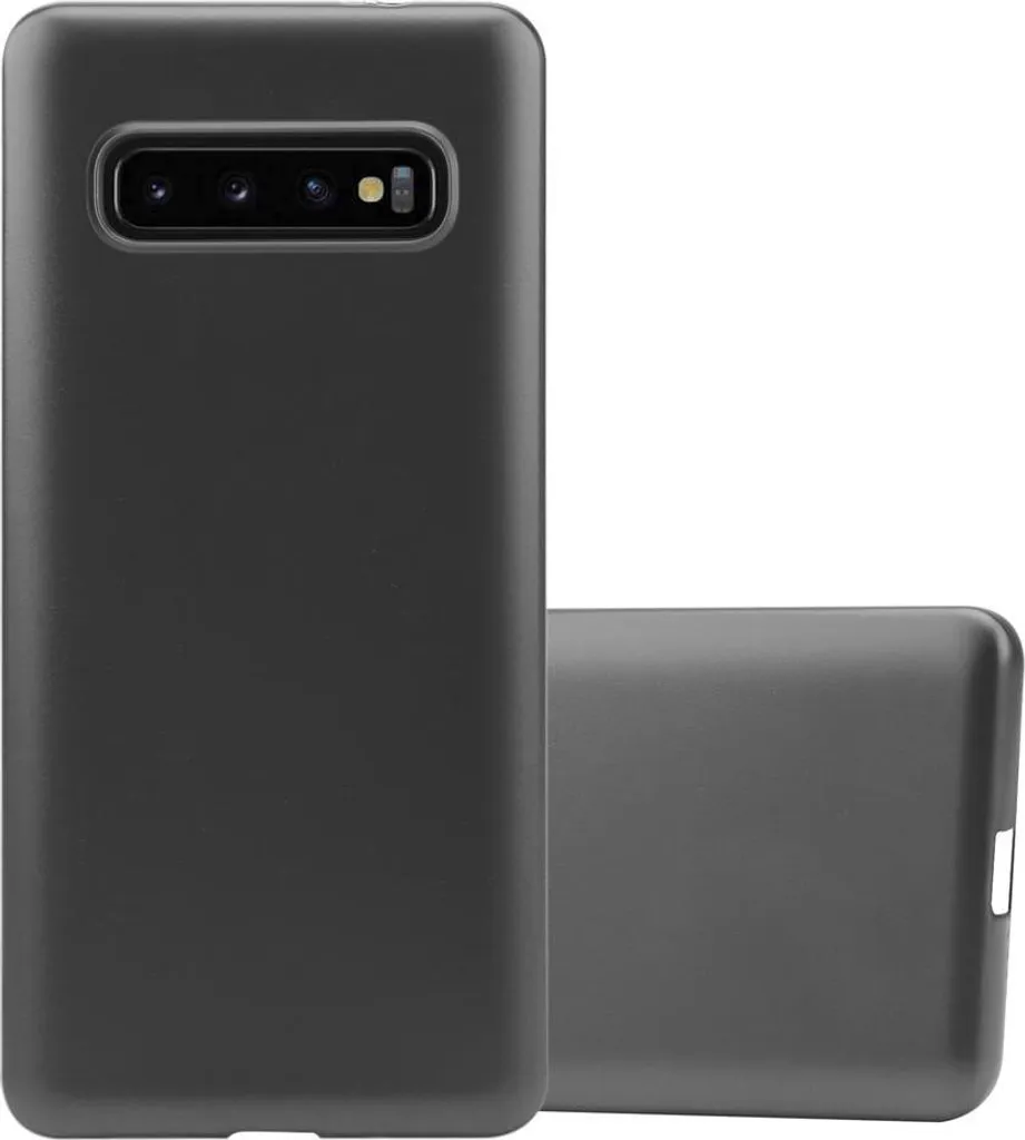 Cadorabo custodia protettiva per Samsung Galaxy S10 4G in grigio custodia del telefono cellulare custodia in silicone TPU custodia cover case