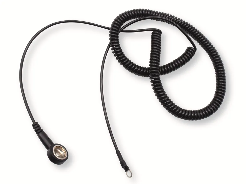 QUADRIOS, 1903EC024, cavo a spirale 3,6 m pulsante 10 mm / anello 4 mm