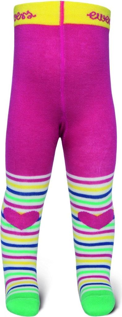 Ewers - Baby-/ Mädchen Strumpfhose mit Herzchen Po-Motiv Gr. 56