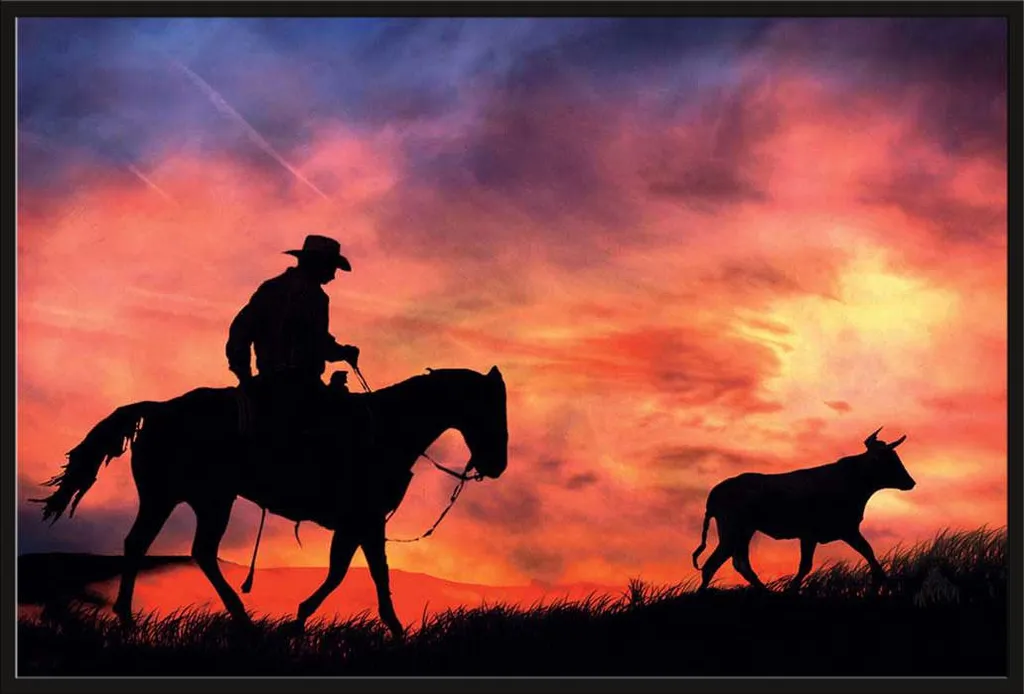Affiche The Long Ride Home de Laird avec cadre Shinsuke Maxi noir 61x91 cm