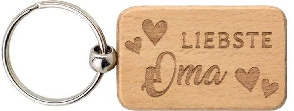 Pendentif en bois gravé pour grand-mère, bijou léger hypoallergénique