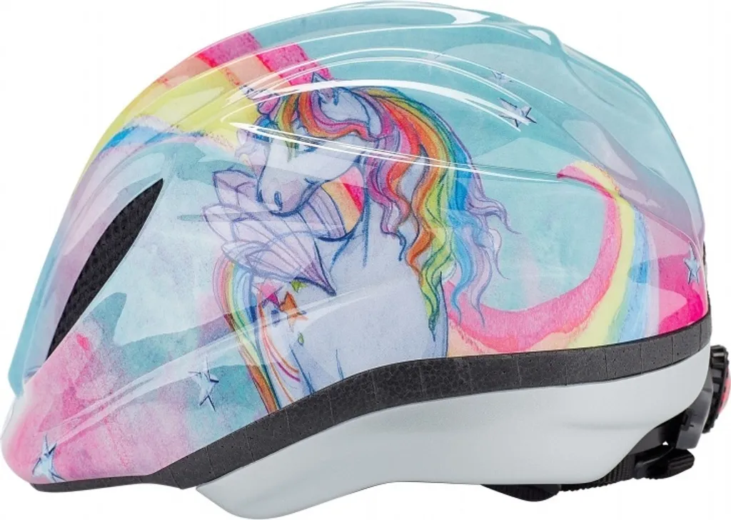 Casque vélo fille KED MEGGY II Licorne pour balades et loisirs 49-53cm