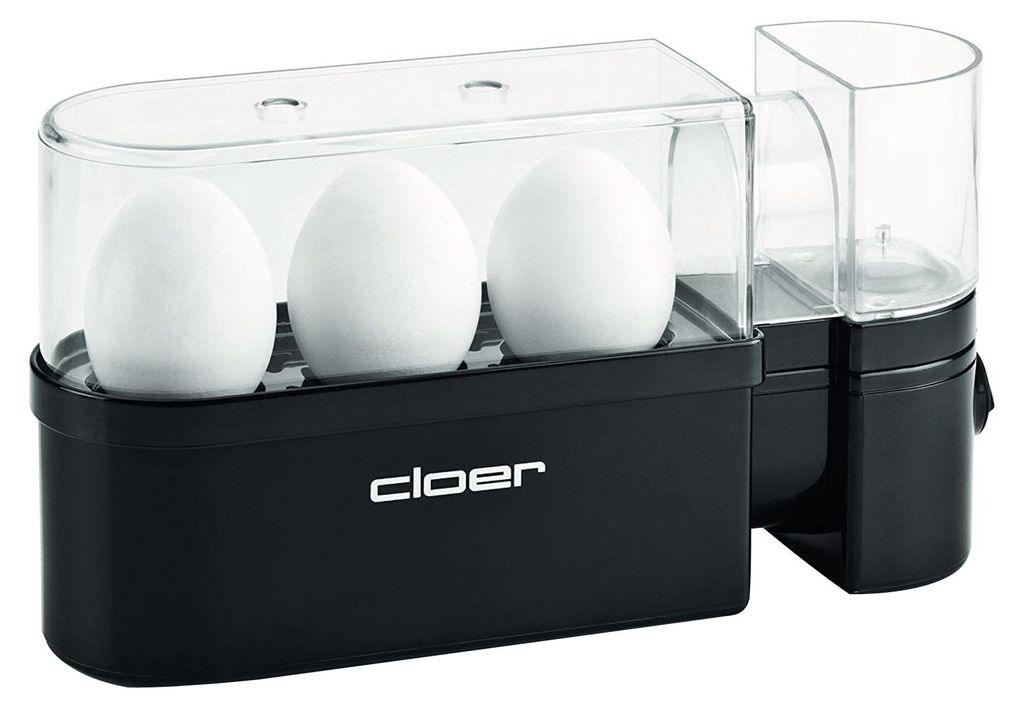 Cloer 6020, 3 vajec, Plast, Černá, 300 W, 230 V, 65 mm Obrázek produktu 
