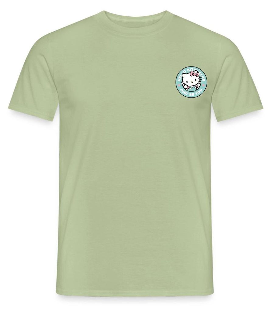 Spreadshirt Hello Kitty Club Just Be You Männer T-Shirt, XXL, Sage