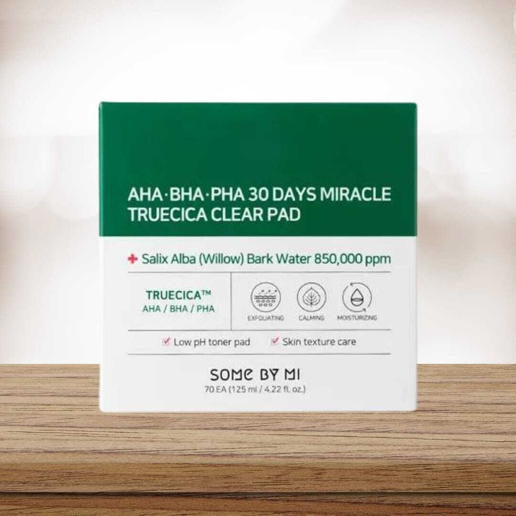 SOME BY MI AHA BHA PHA 30 jours Miracle Truecica Clear Pad Image du produit 