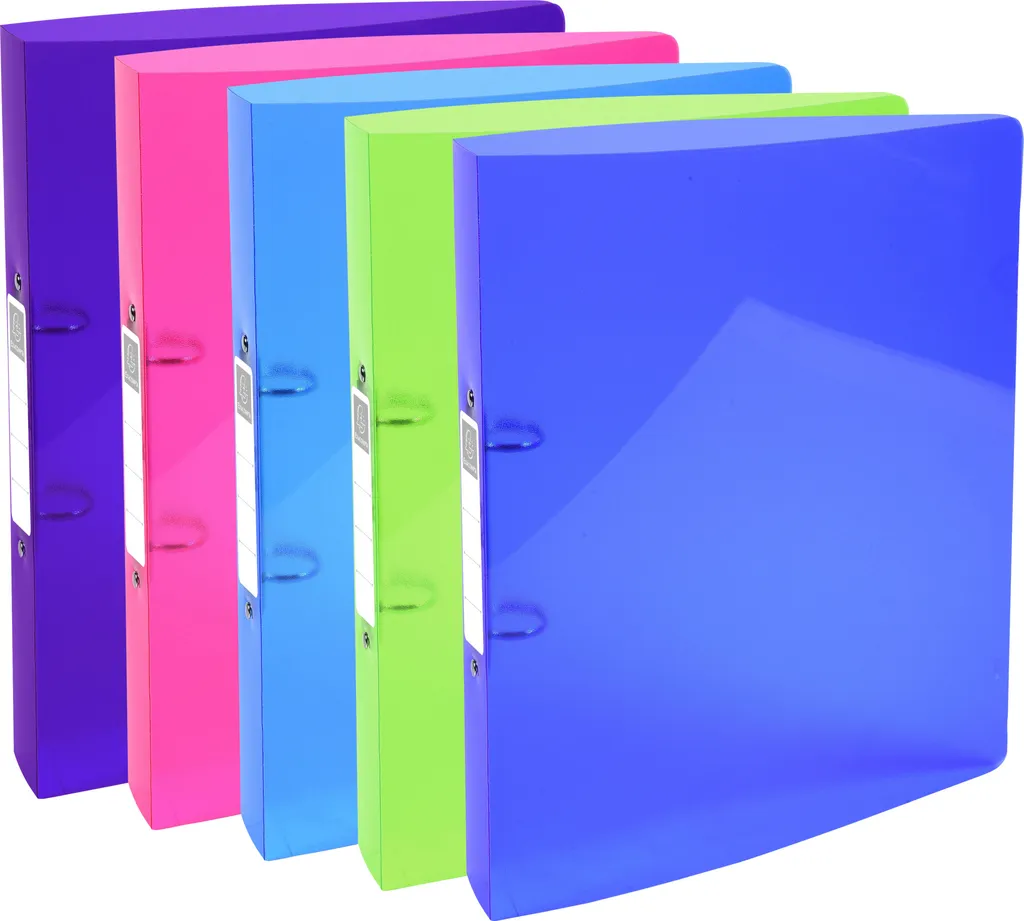 Classeur Résistant 2 Anneaux 30mm Format A4 Maxi Lot 15 Coloris Divers