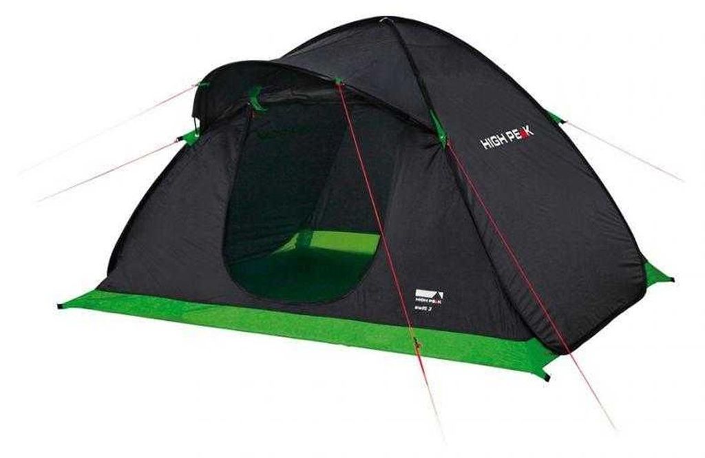 High Peak - Zelt "Swift 3", 3 Personen PP11049 (Einheitsgröße) (Schwarz)