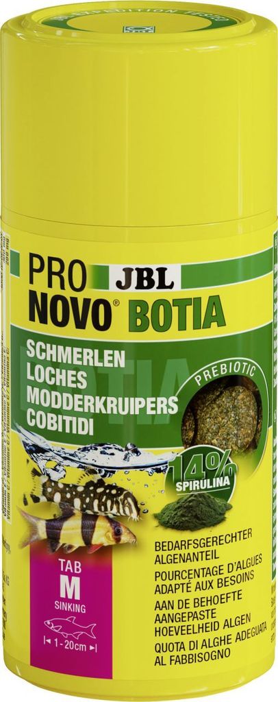 Futtertabletten JBL PRONOVO BOTIA Gr. M 100 ml Produktbild 