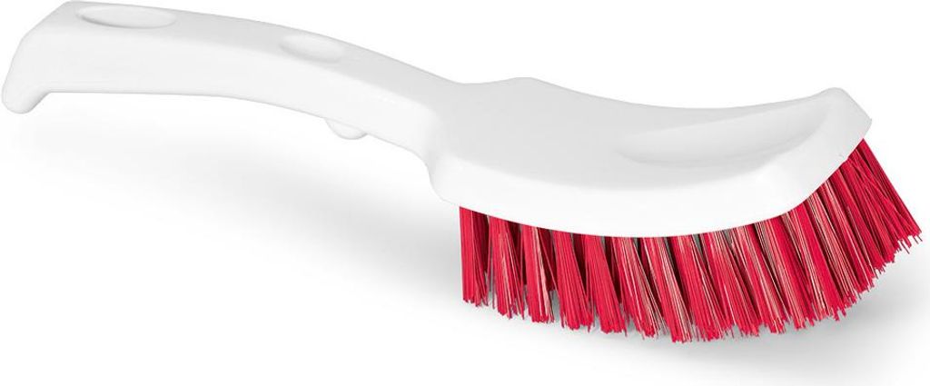 Nölle Profi Brush HACCP Stielbürste rot, 25 cm, harte Borsten 0,5 mm | 1 Stück