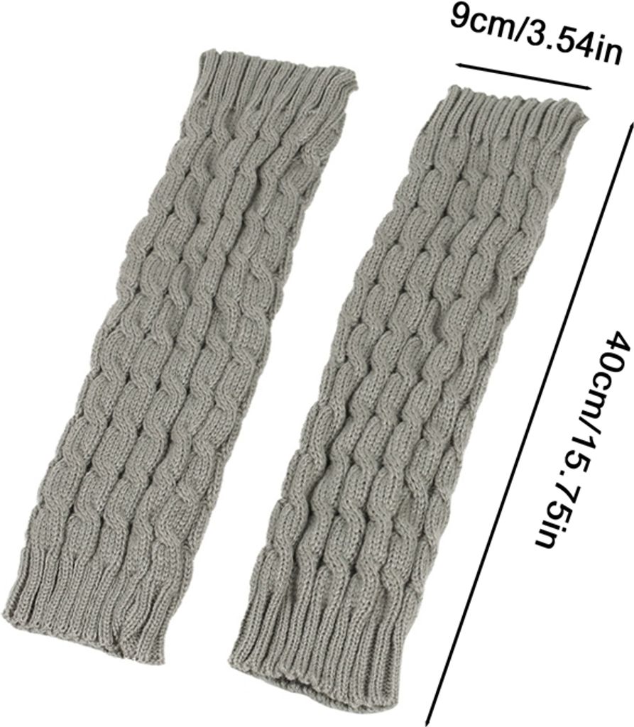 Damen Stulpen Aus Wolle - Kuschelig Weiche Beinwärmer 40cm