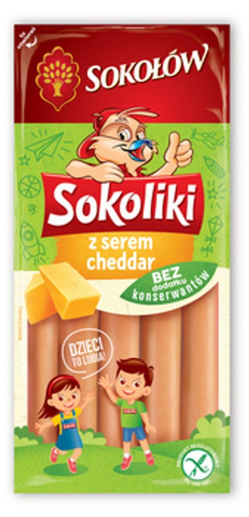 Sokoliki z serem cheddar 130gSokołów Zdjęcie produktu 