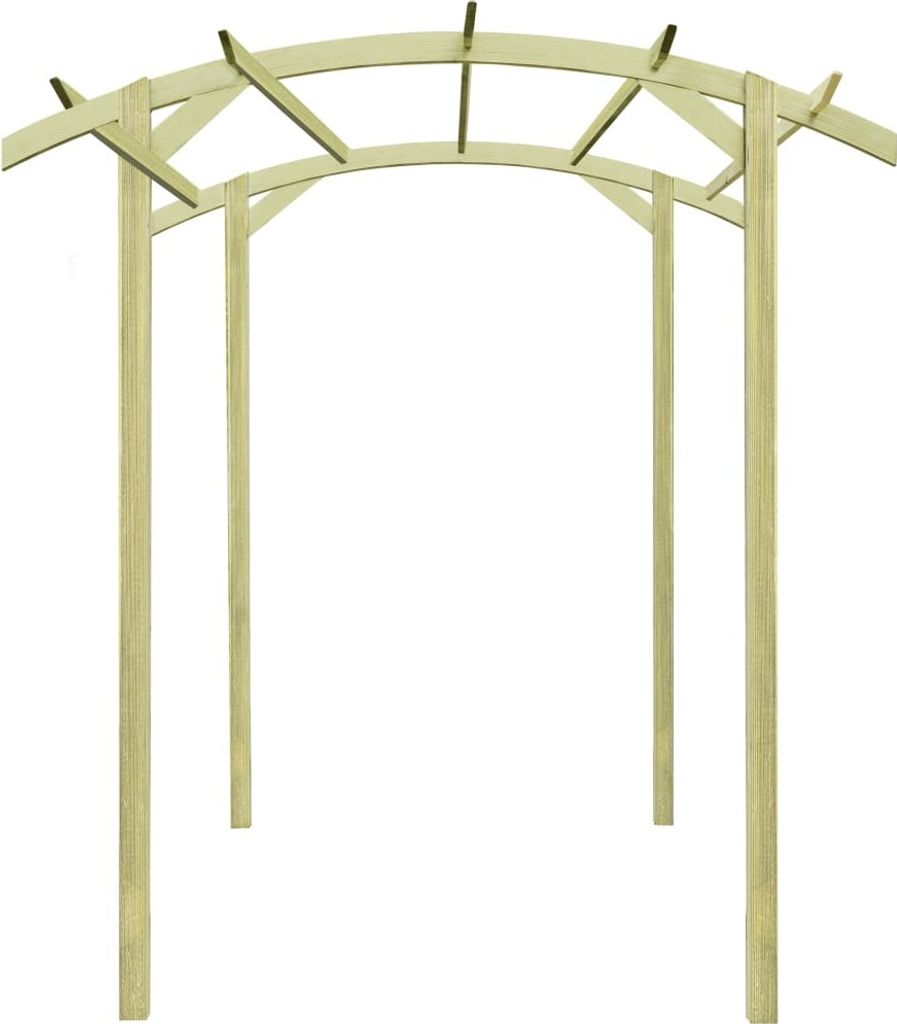 vidaXL Pergola de jardin en pin imprégné 180×197×210 cm Image du produit 