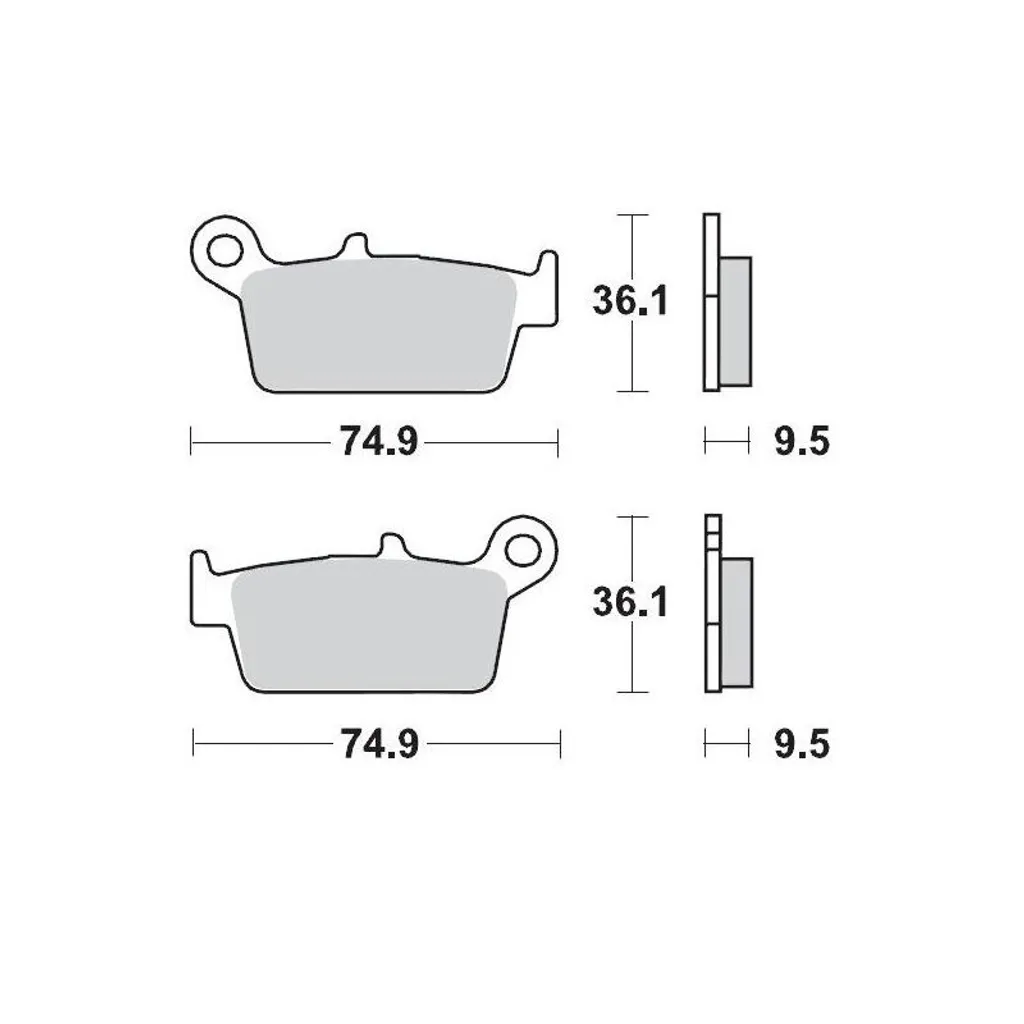 Plaquettes Moto-Master 091812 : fini le manque de freinage sous la boue