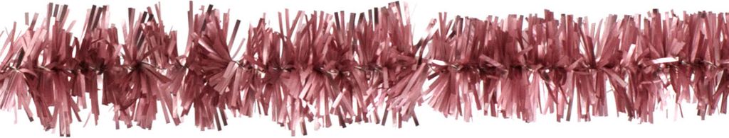 Weihnachtsgirlande Lametta 2cm x 3m Hellrosa