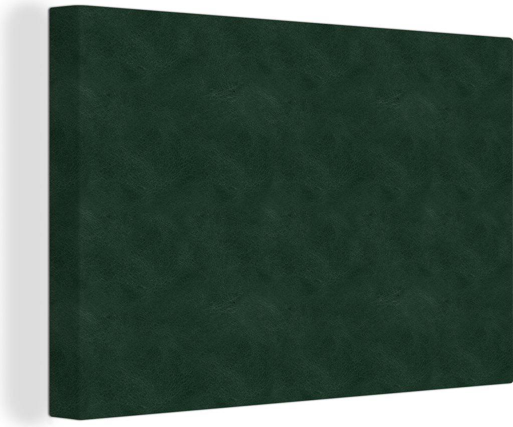 OneMillionCanvasses - Leinwandbilder - 140x90 cm, Leder - Grün - Tierhaut, Wandbilder Kunstdruck Wanddekoration - Foto auf Leinwand - Gemälde a...