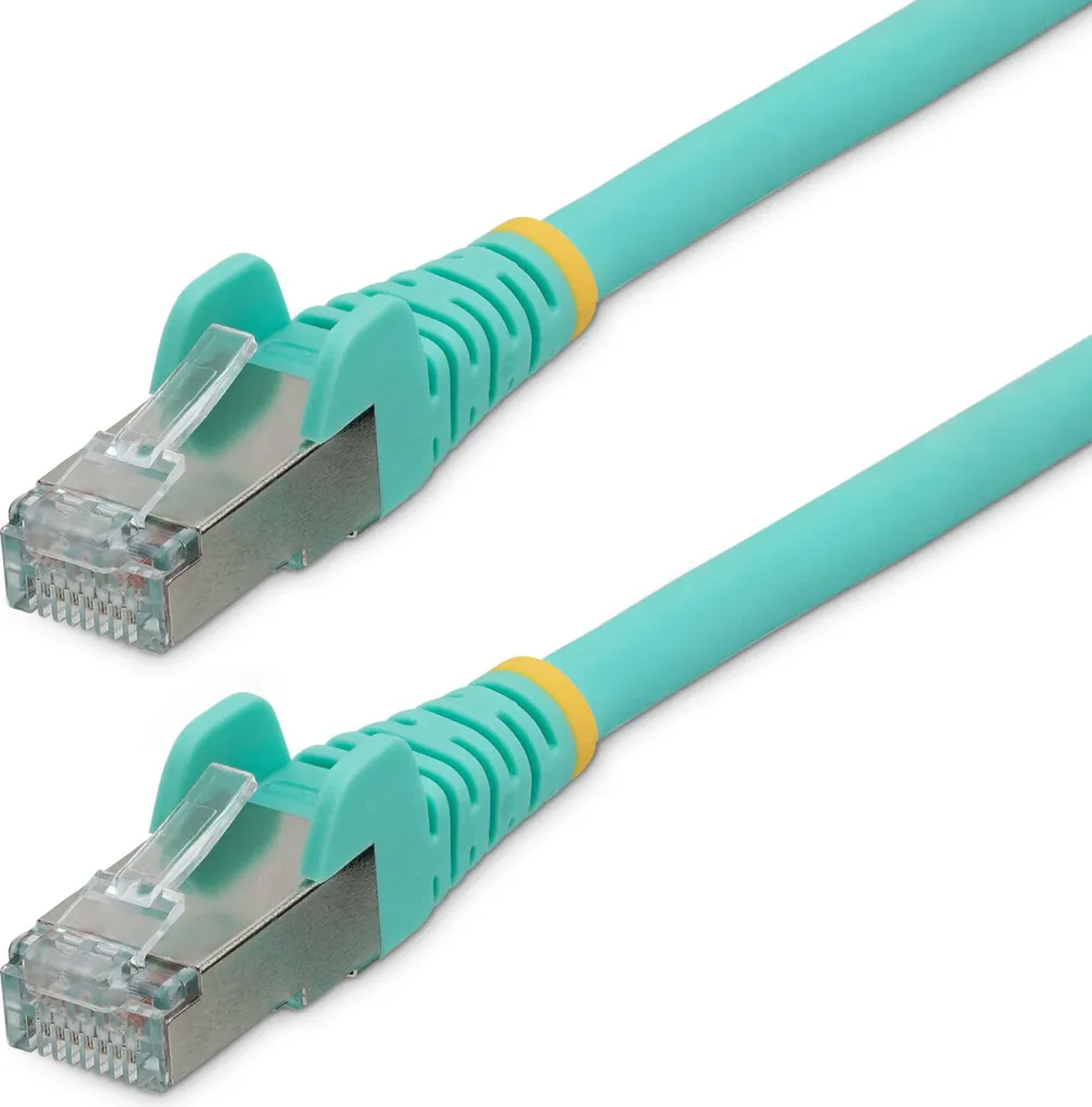 Cavo LAN StarTech CAT 6a 2m Acqua | Schermato S/FTP LSZH 10 Gigabit