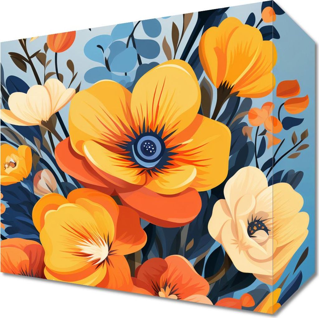 Bild 20x20cm Floraler Majestät