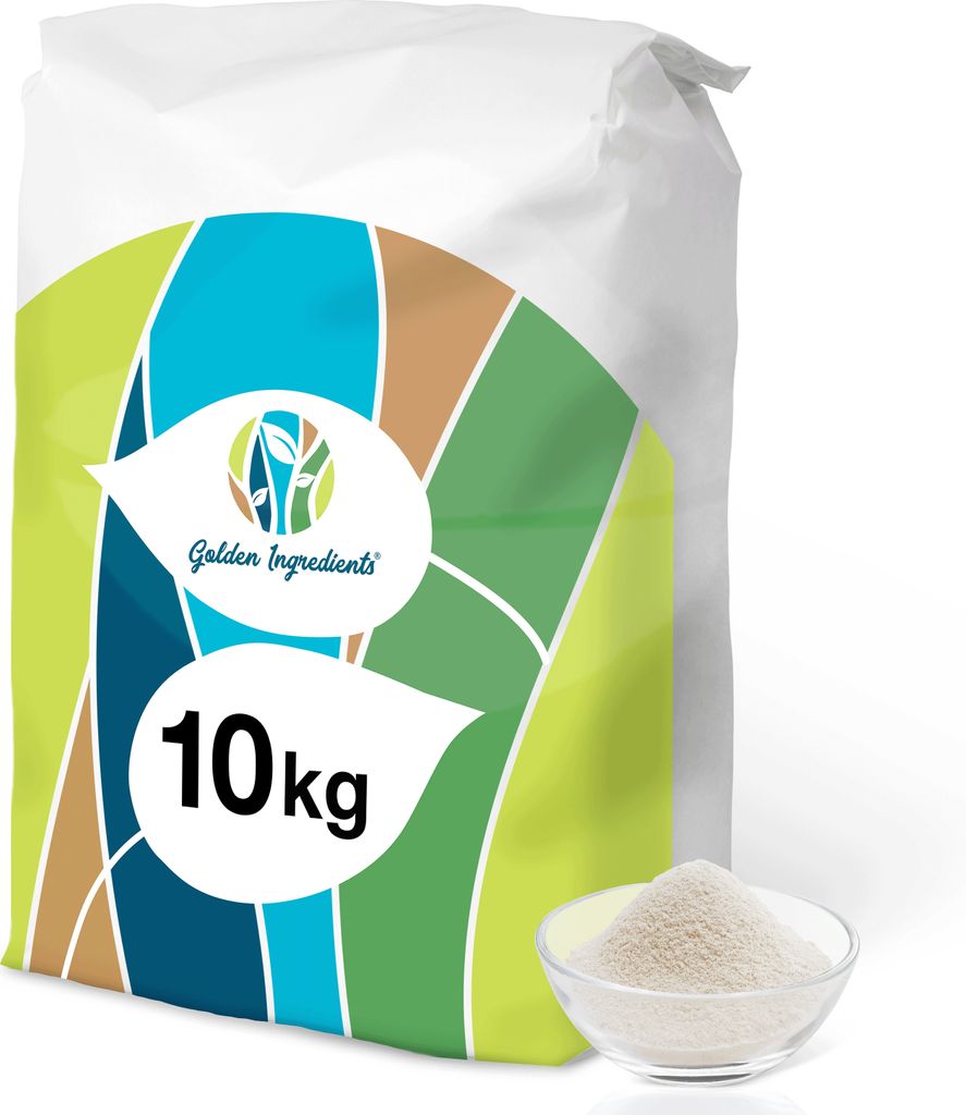 Golden Ingredients Johannisbrotkernmehl 10 kg - natürliches Verdickungsmittel, veganer Ei-Ersatz, glutenfreie Speisestärke, Backen und Kochen