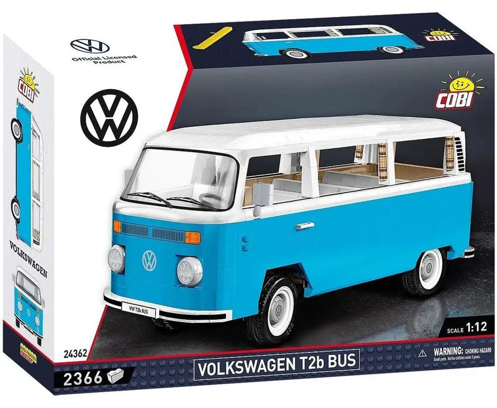 Cobi VW Transporter T2b Bus Scale 1:12 Zdjęcie produktu 