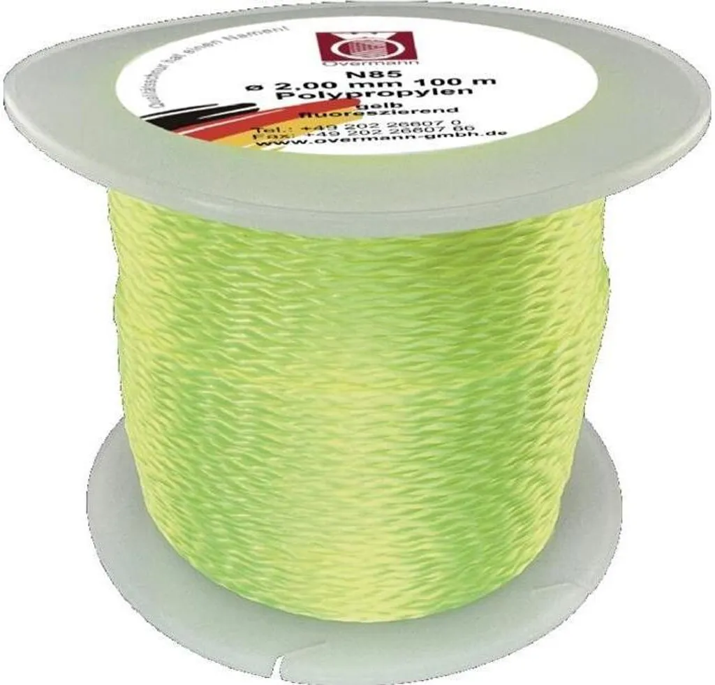 Cordon de pavage jaune 100m robuste anti-rupture pour un alignement impeccable