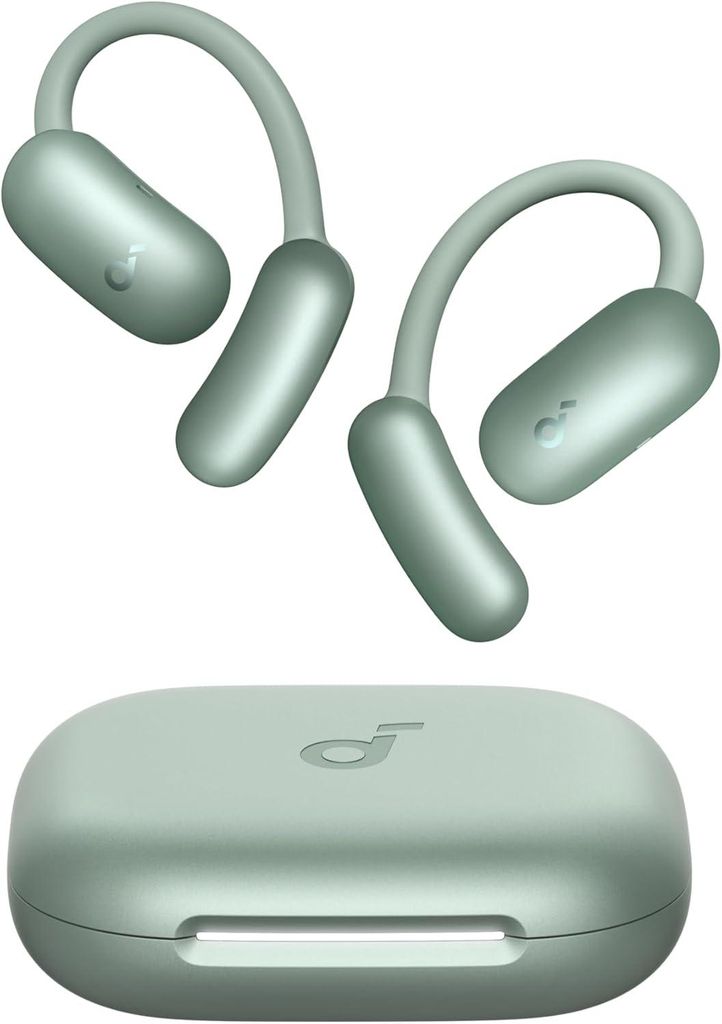 AeroFit 2 by Anker, Open-Ear Kopfhörer,KI-Übersetzung,anpassbare Ohrbügel,Fester Halt,tiefer Bass,Hi-Res Audio,42h Spielzeit,Bluetooth 5.4,Laden...