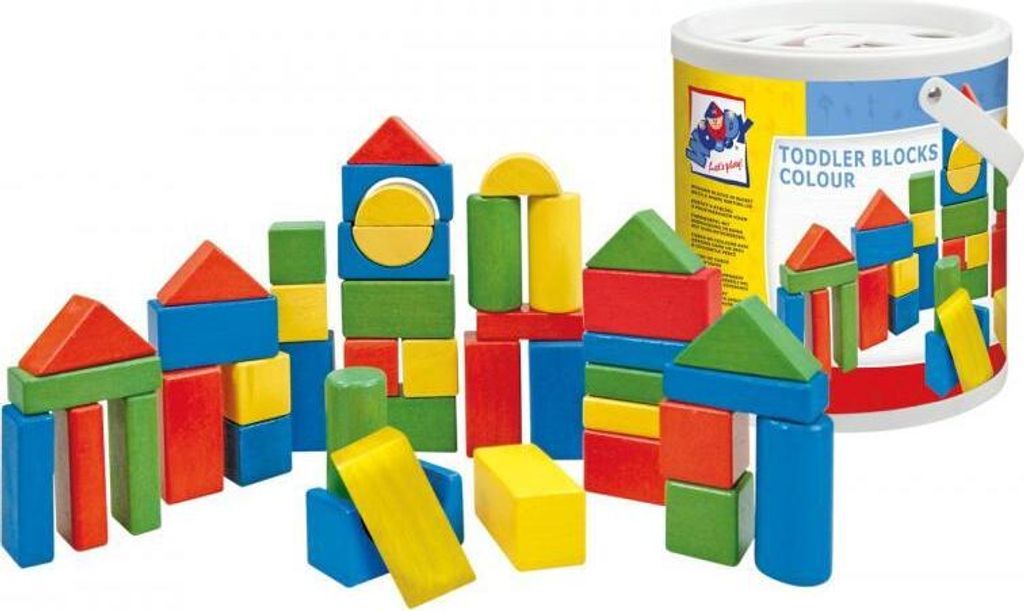 Woody Kostky Barevné 50 Ks 102190911 Obrázek produktu 