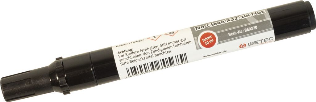 WETEC Flussmittelstift X32-10i, No-Clean (Fluxpen Fluxstift Fluxer)