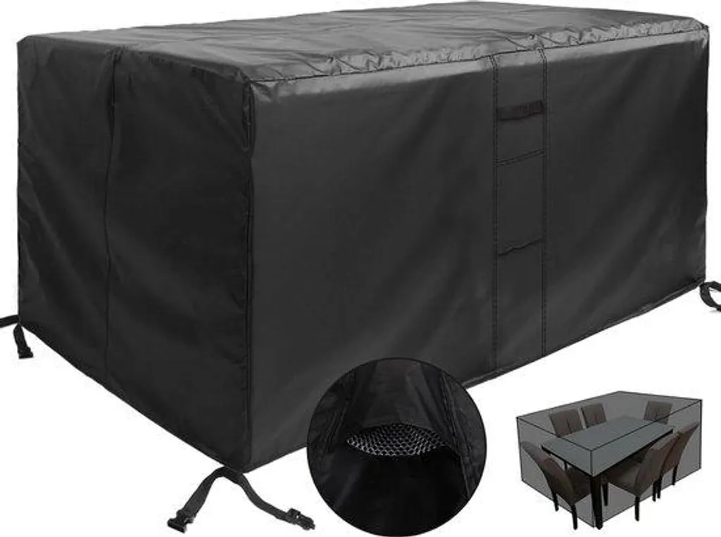 Housse jardin 80x80x80 cm respirante et anti-UV pour hiver noir