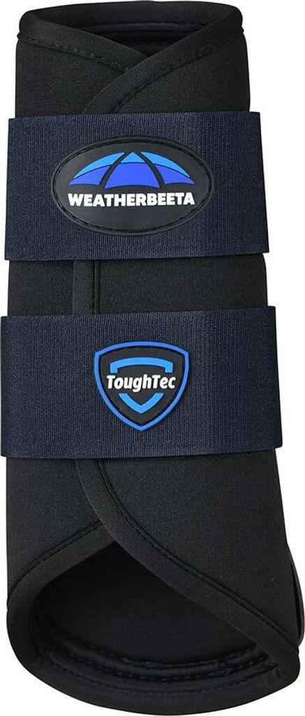 Weatherbeeta - Pferde-Gamaschen "Tough Tec Prime" WB2269 (28 cm x 32 cm) (Schwarz/Marine)