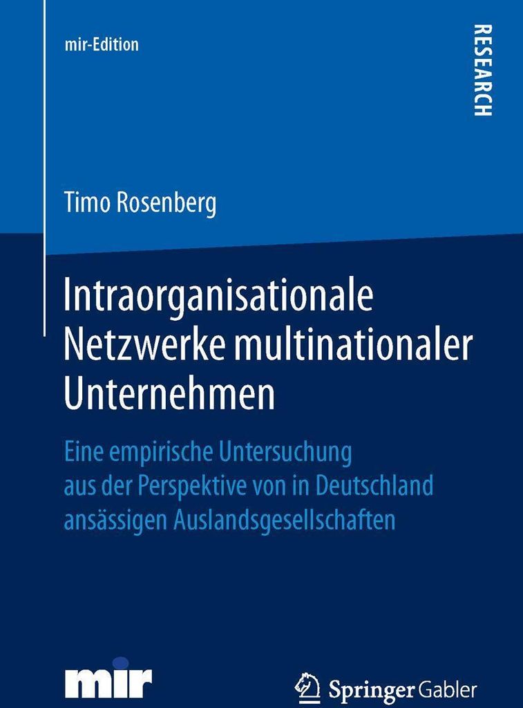 Intraorganisationale Netzwerke multinationaler Unternehmen