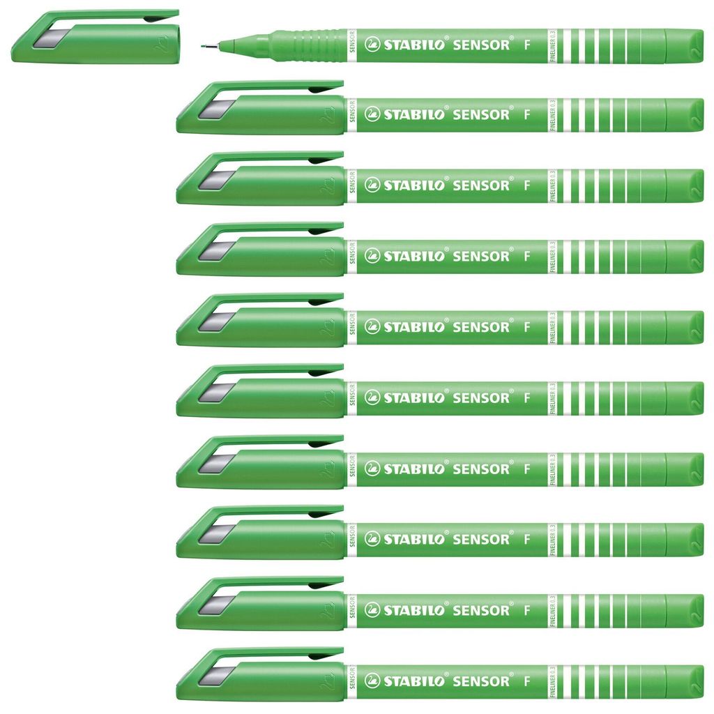 STABILO Fineliner mit gefederter Spitze -  SENSOR F - fein Produktbild 