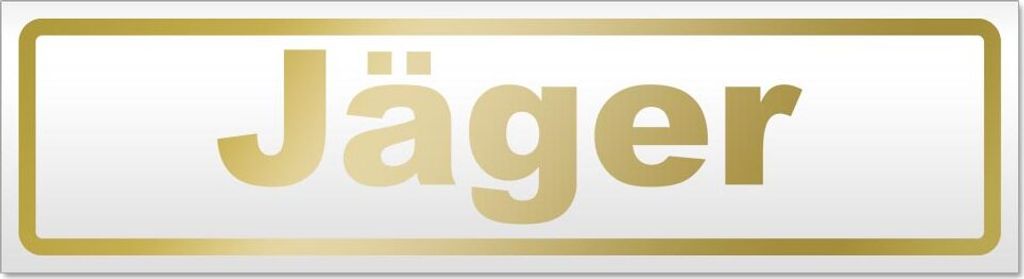 Jäger Magnetschild Schild magnetisch
