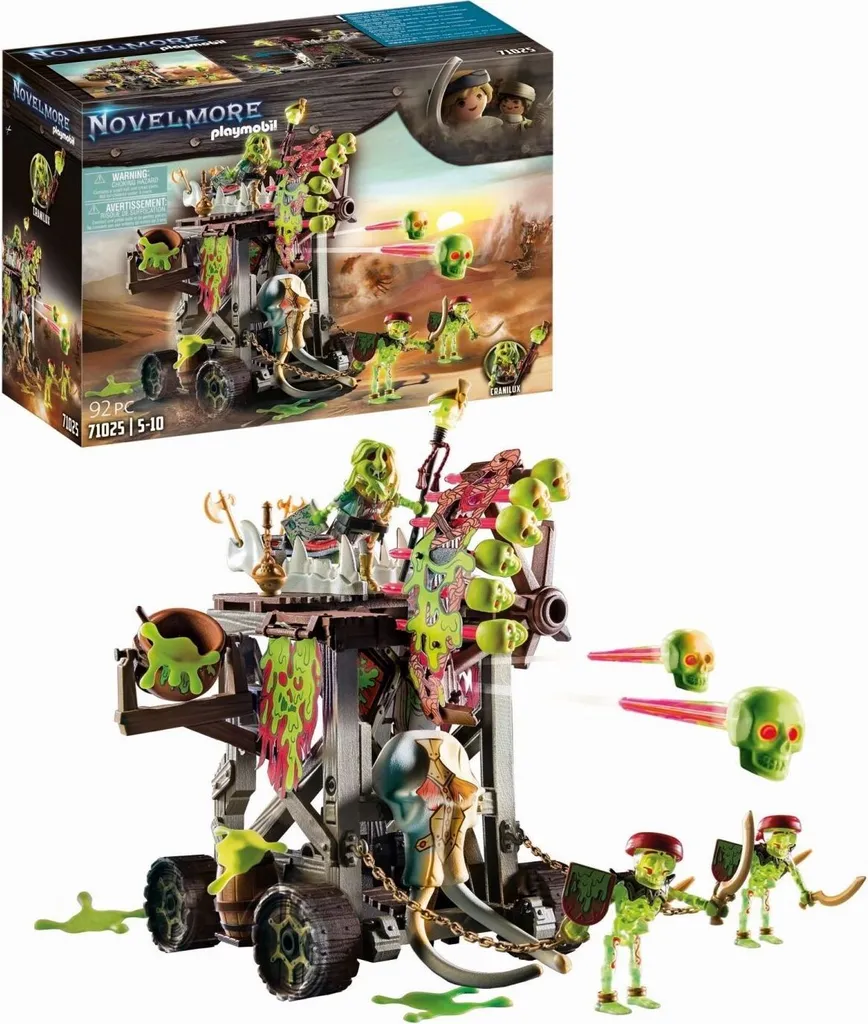 Jouet tour d'attaque PLAYMOBIL 71025 Trône du tonnerre Novelmore