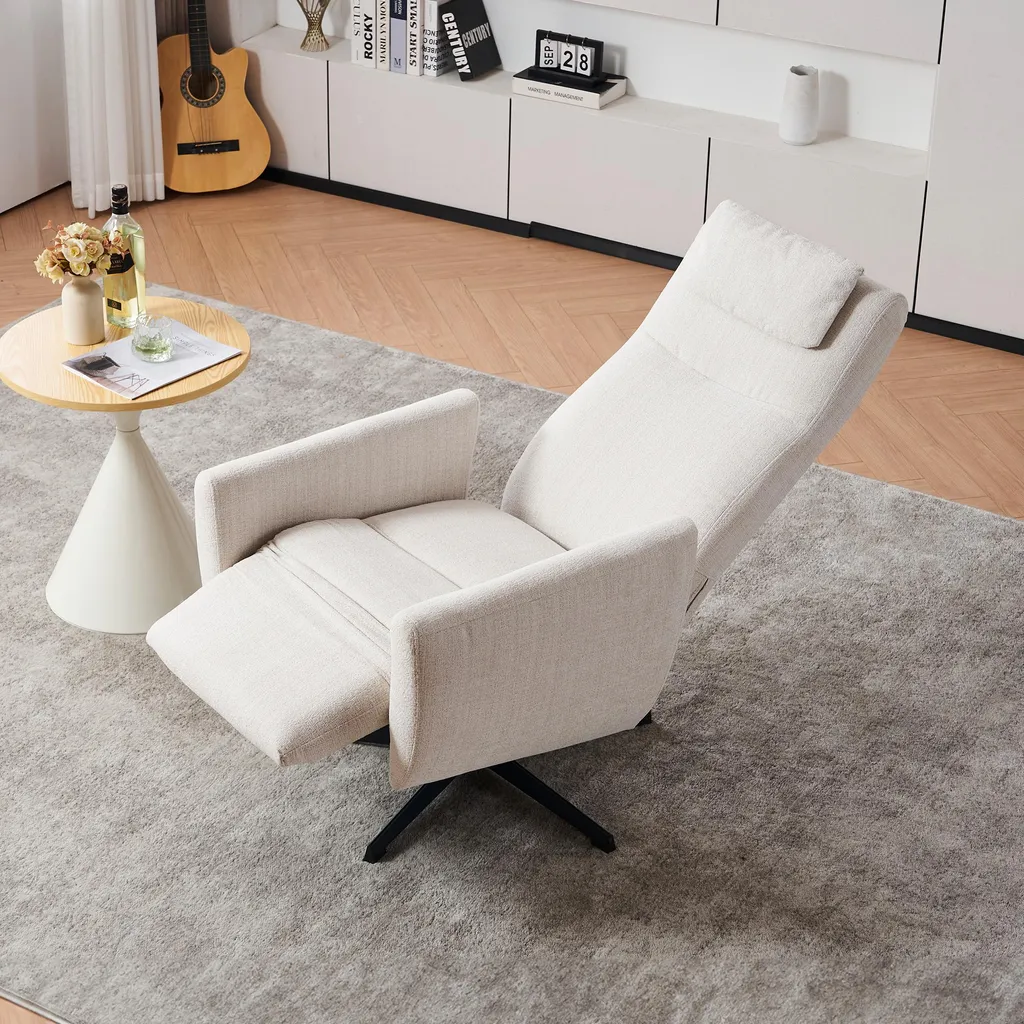 Fauteuil Relax Ergonomique Beige : Dites Adieu à la Fatigue du Dos - 10